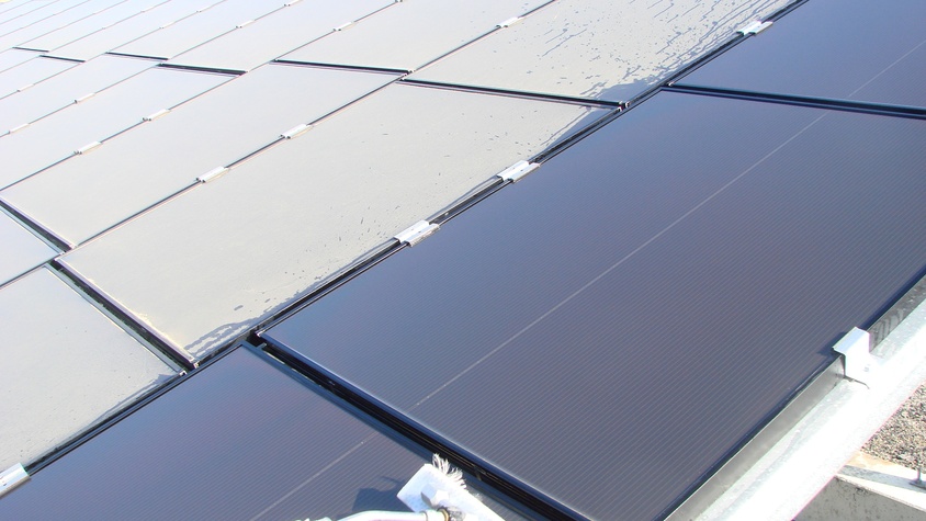 Nettoyage de panneaux solaires